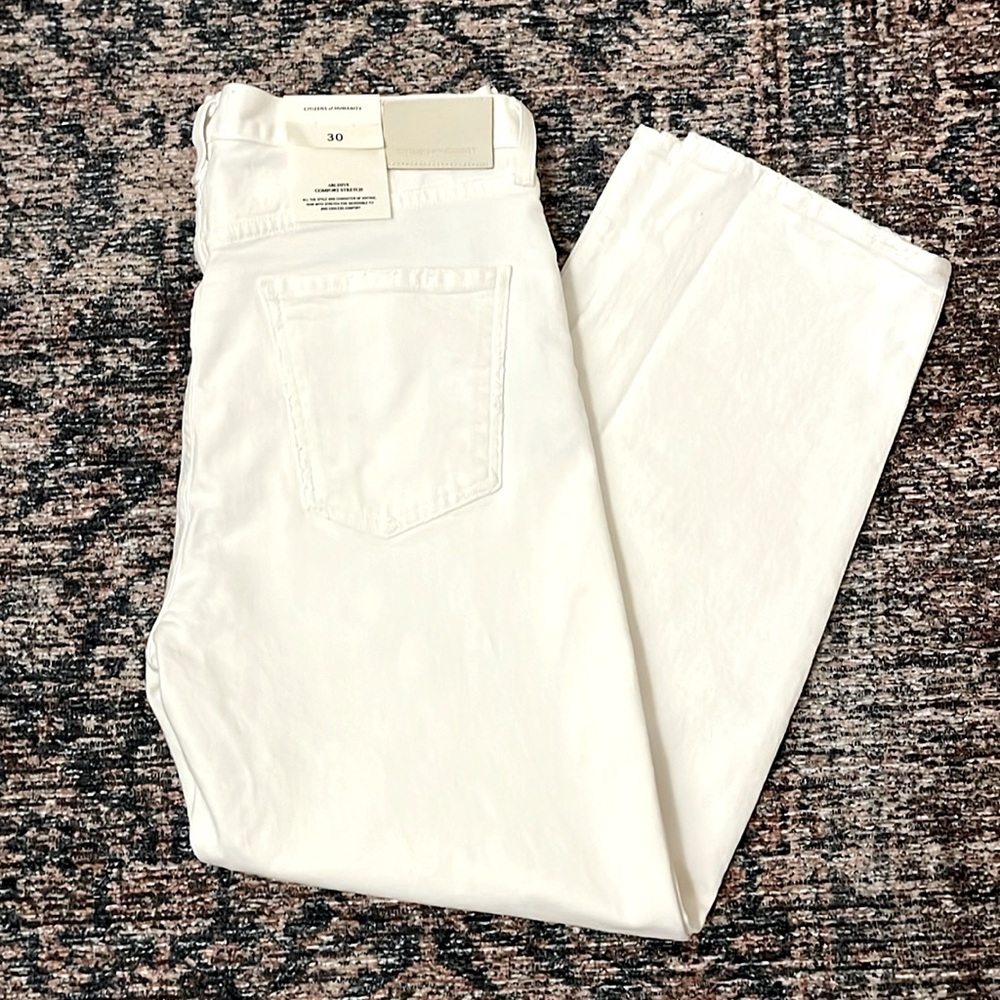 Citizens of Humanity Dylan white jeans NWT